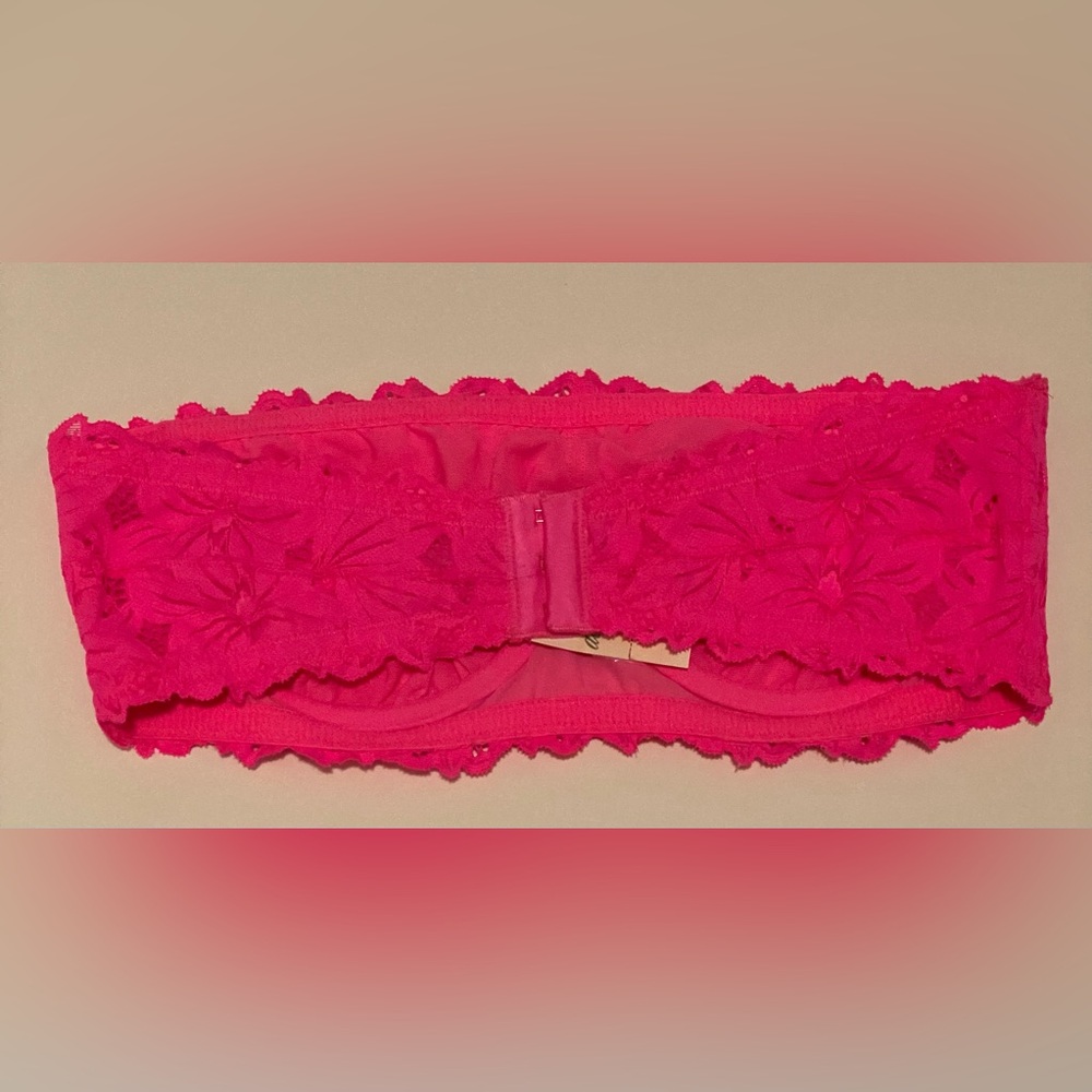 NWT Aerie Beach Daze Lace Bandeau/Bra/Bralette 36D - Picture 5 of 12